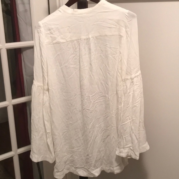 NWOT Free People Sz S Easy Girl bell sleeve tunic - Picture 7 of 8